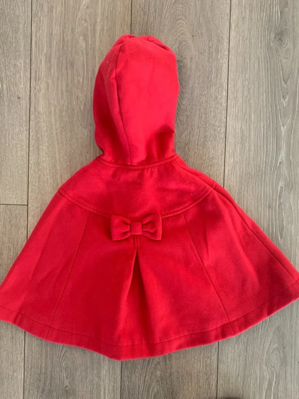 NWT Gymboree Red Cape Coat Girls Toddler 18-24 mo